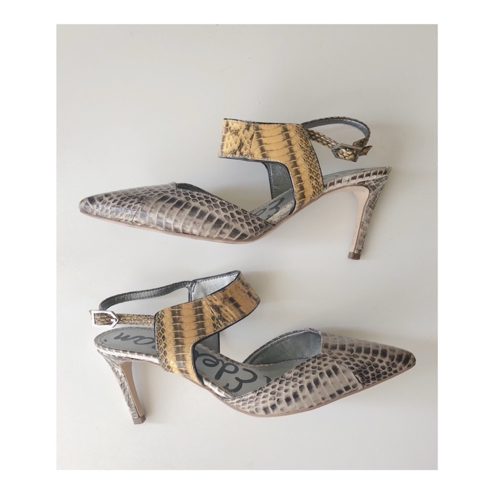 Sam Edelman Snakeskin heels